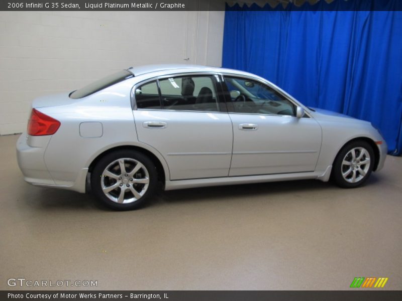 Liquid Platinum Metallic / Graphite 2006 Infiniti G 35 Sedan