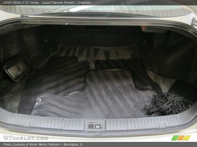 Liquid Platinum Metallic / Graphite 2006 Infiniti G 35 Sedan