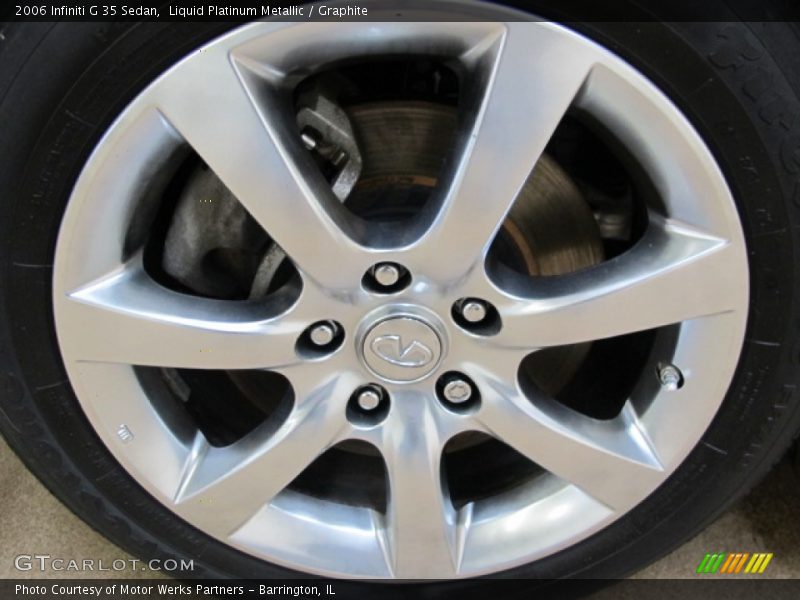 Liquid Platinum Metallic / Graphite 2006 Infiniti G 35 Sedan