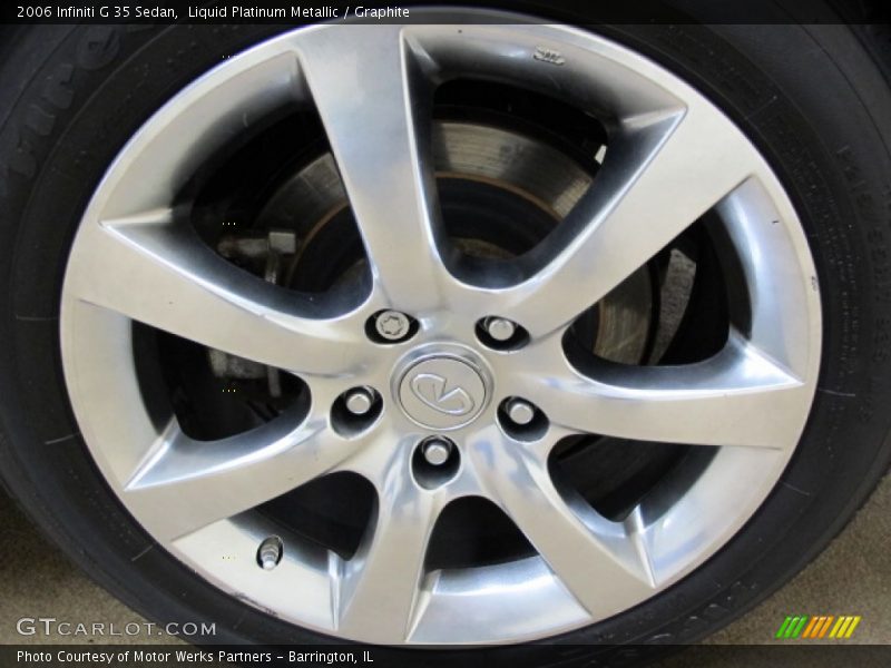 Liquid Platinum Metallic / Graphite 2006 Infiniti G 35 Sedan