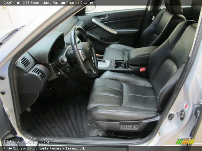 Liquid Platinum Metallic / Graphite 2006 Infiniti G 35 Sedan