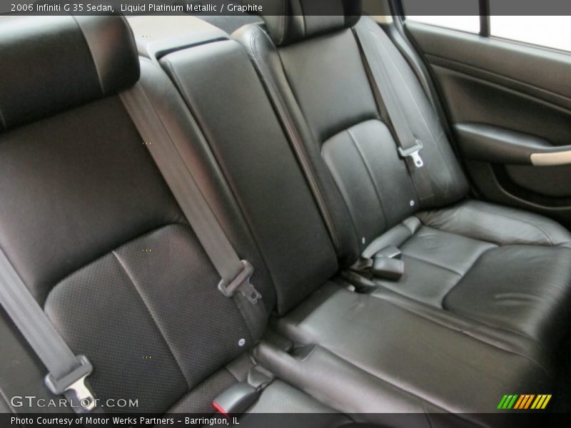 Liquid Platinum Metallic / Graphite 2006 Infiniti G 35 Sedan