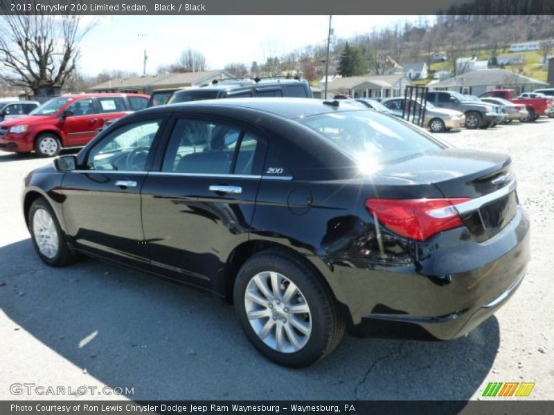 Black / Black 2013 Chrysler 200 Limited Sedan