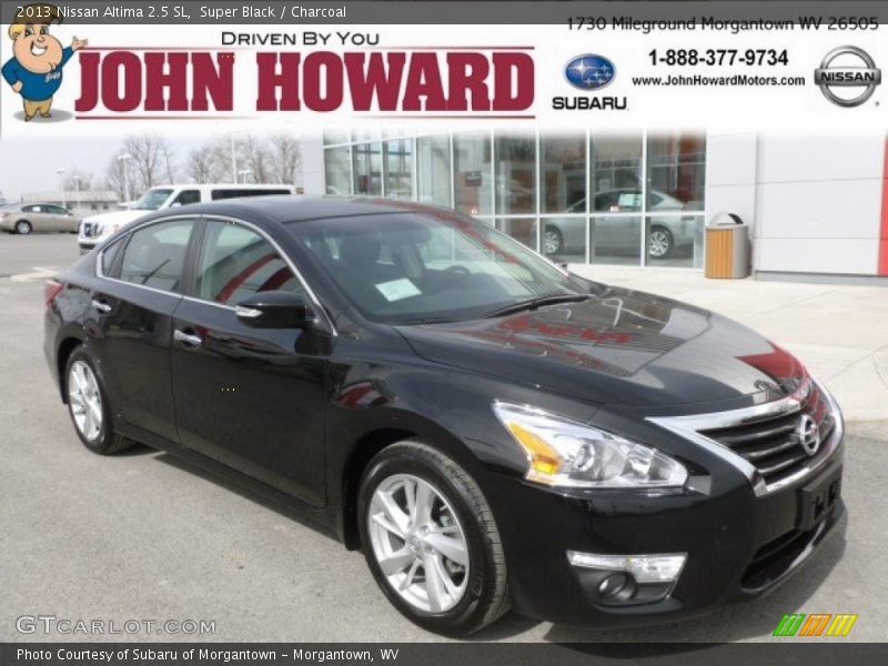 Super Black / Charcoal 2013 Nissan Altima 2.5 SL