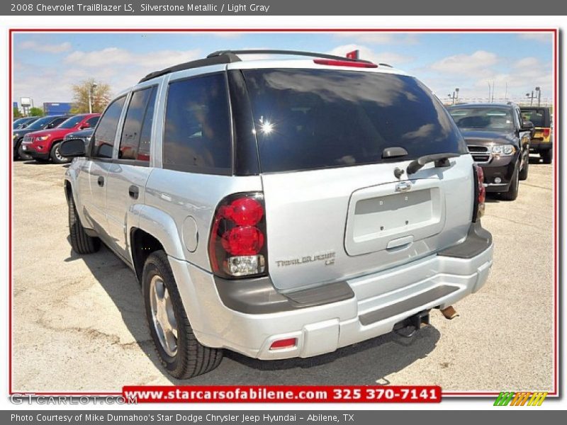 Silverstone Metallic / Light Gray 2008 Chevrolet TrailBlazer LS