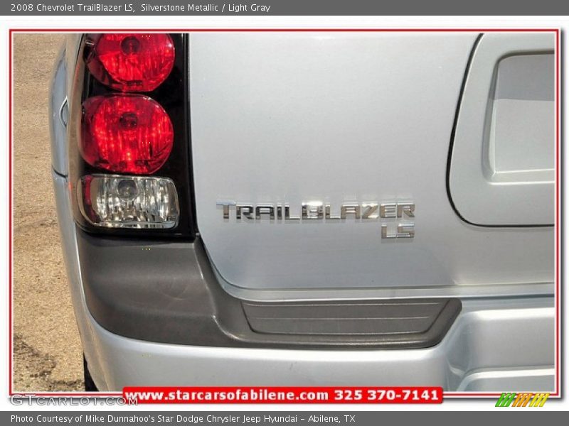 Silverstone Metallic / Light Gray 2008 Chevrolet TrailBlazer LS