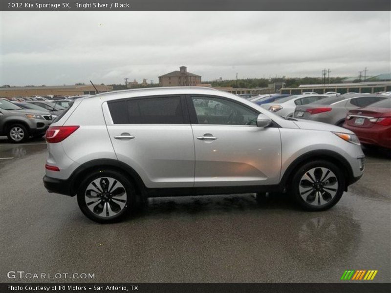 Bright Silver / Black 2012 Kia Sportage SX