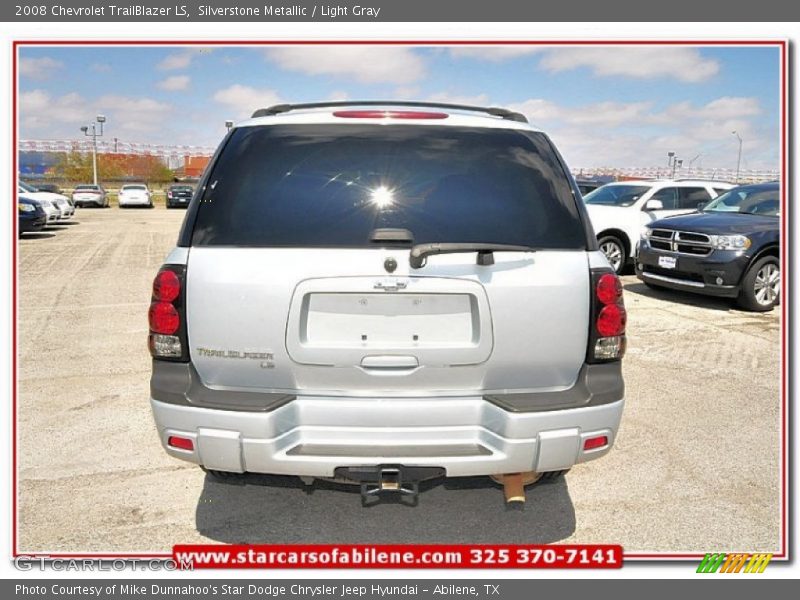 Silverstone Metallic / Light Gray 2008 Chevrolet TrailBlazer LS