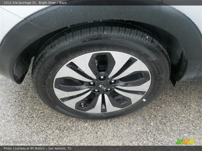 Bright Silver / Black 2012 Kia Sportage SX