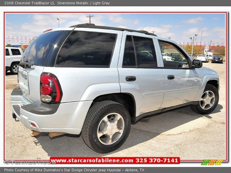 Silverstone Metallic / Light Gray 2008 Chevrolet TrailBlazer LS