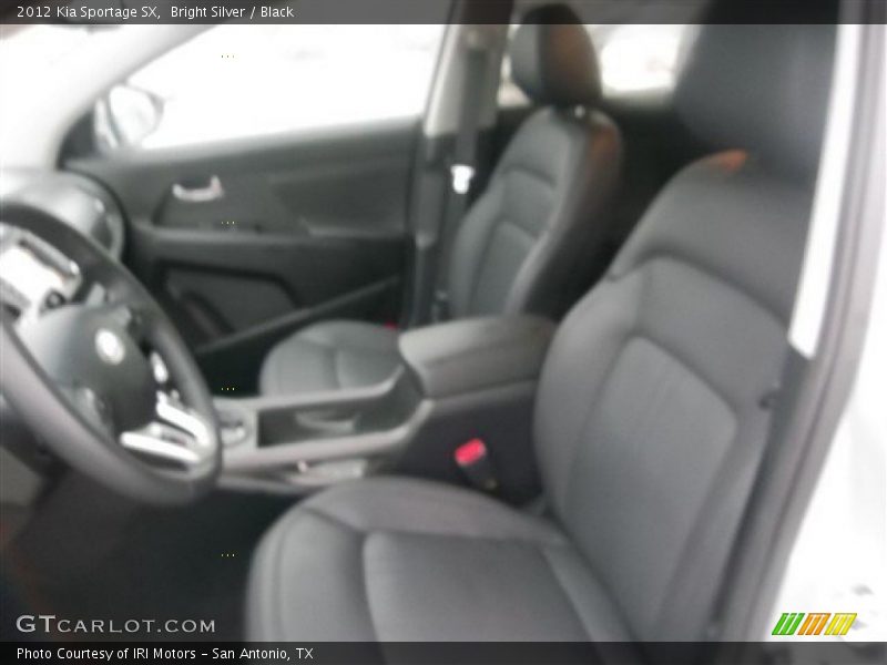 Bright Silver / Black 2012 Kia Sportage SX