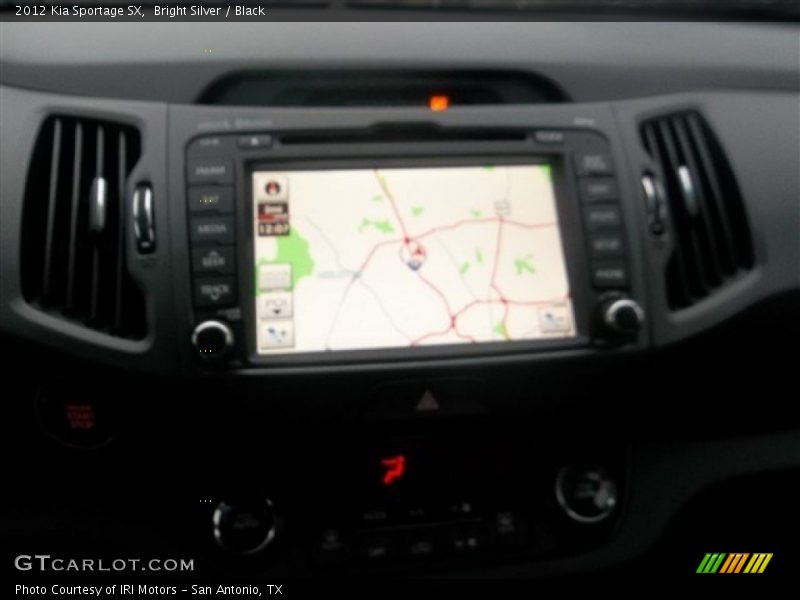 Bright Silver / Black 2012 Kia Sportage SX
