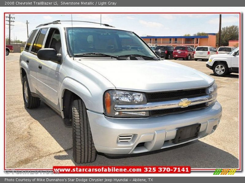 Silverstone Metallic / Light Gray 2008 Chevrolet TrailBlazer LS