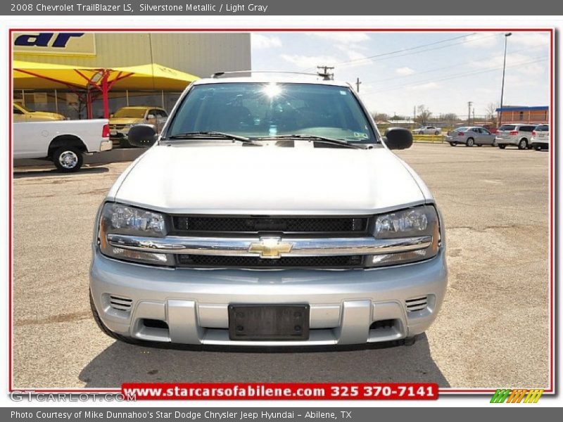Silverstone Metallic / Light Gray 2008 Chevrolet TrailBlazer LS