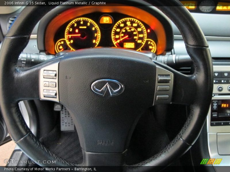 Liquid Platinum Metallic / Graphite 2006 Infiniti G 35 Sedan