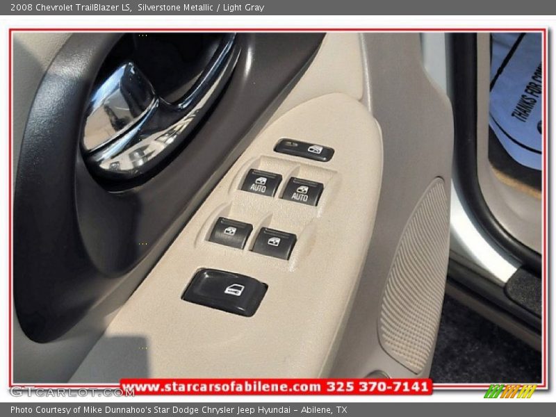 Silverstone Metallic / Light Gray 2008 Chevrolet TrailBlazer LS