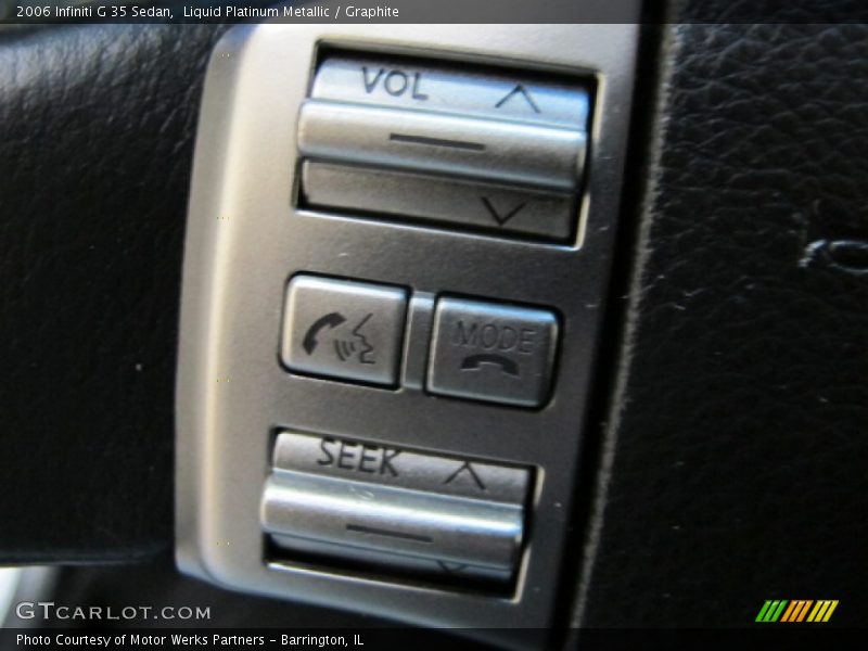 Liquid Platinum Metallic / Graphite 2006 Infiniti G 35 Sedan