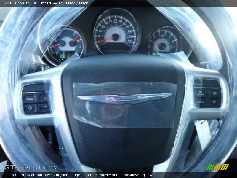 Black / Black 2013 Chrysler 200 Limited Sedan