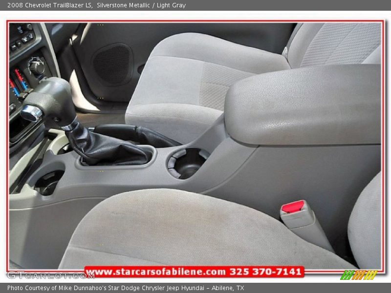 Silverstone Metallic / Light Gray 2008 Chevrolet TrailBlazer LS