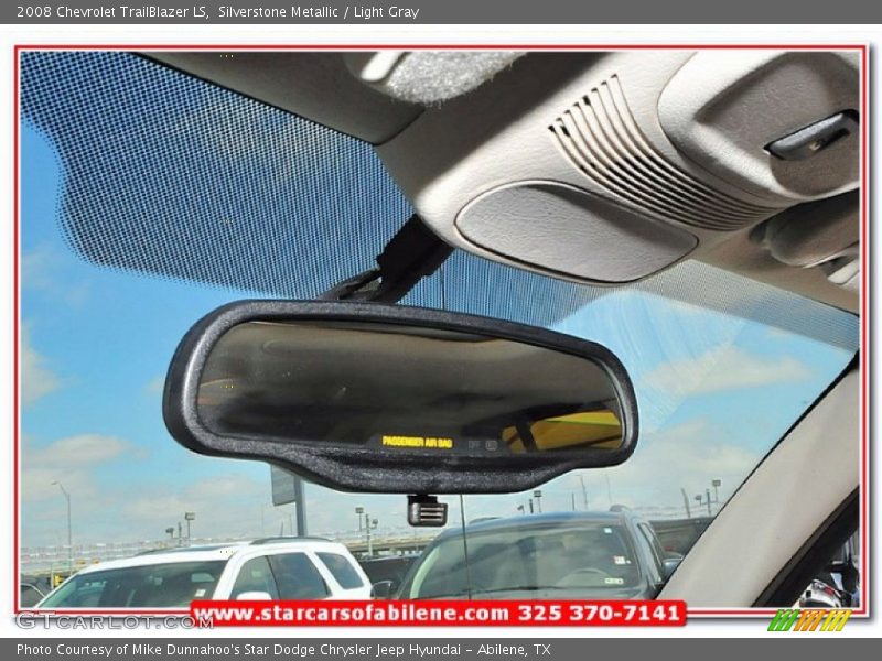 Silverstone Metallic / Light Gray 2008 Chevrolet TrailBlazer LS
