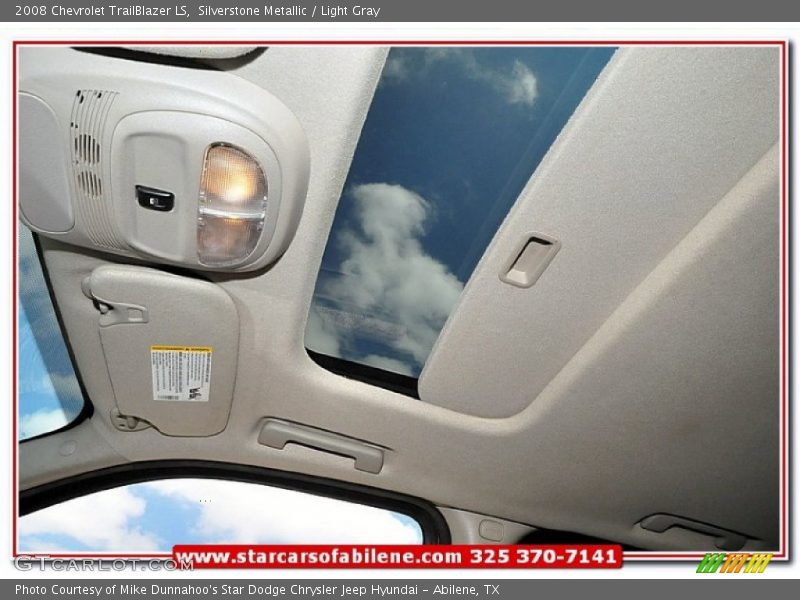 Silverstone Metallic / Light Gray 2008 Chevrolet TrailBlazer LS