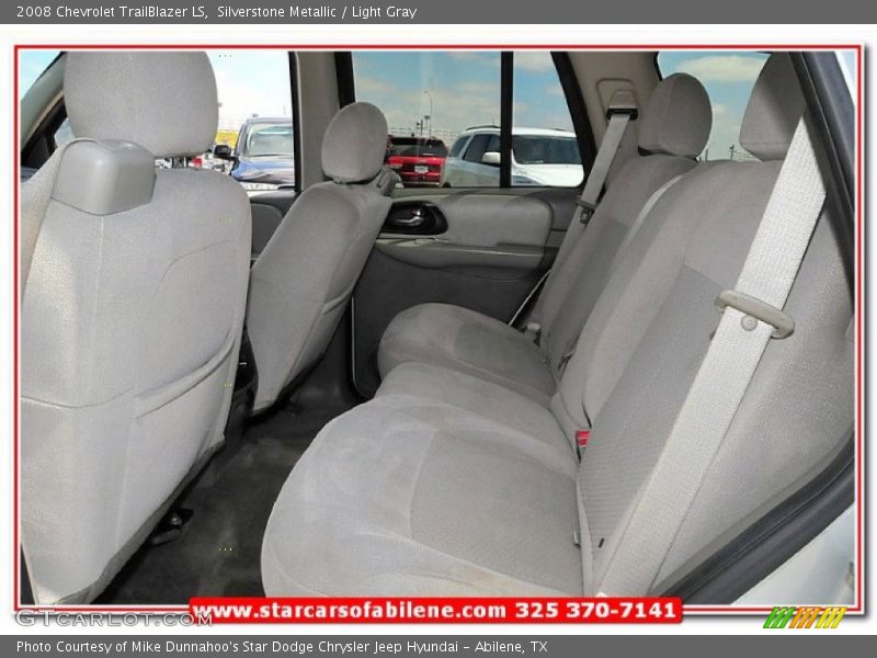 Silverstone Metallic / Light Gray 2008 Chevrolet TrailBlazer LS