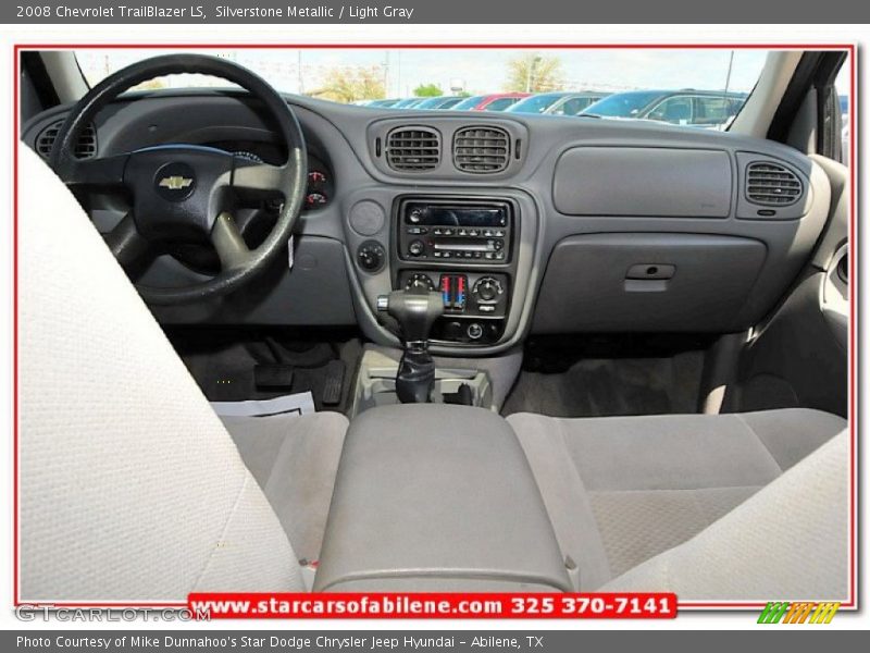 Silverstone Metallic / Light Gray 2008 Chevrolet TrailBlazer LS