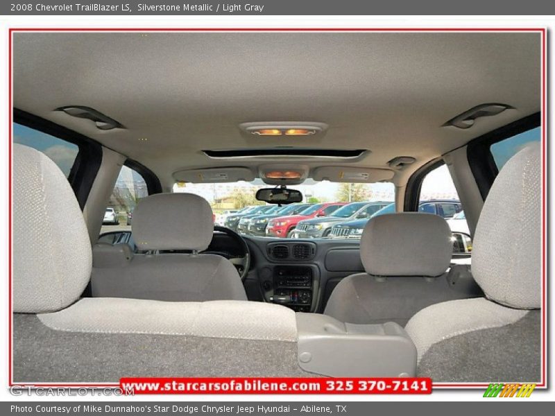 Silverstone Metallic / Light Gray 2008 Chevrolet TrailBlazer LS