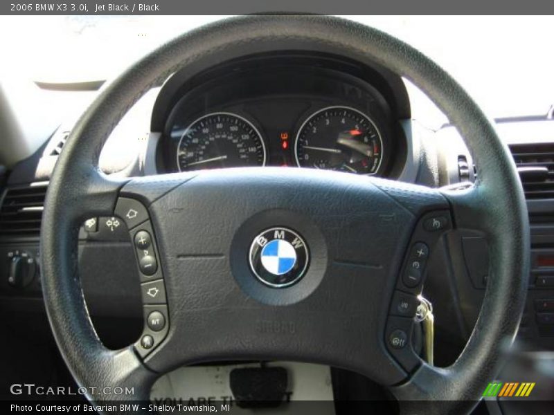 Jet Black / Black 2006 BMW X3 3.0i