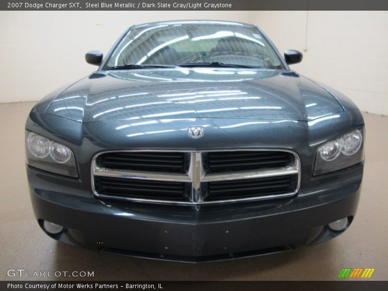 Steel Blue Metallic / Dark Slate Gray/Light Graystone 2007 Dodge Charger SXT