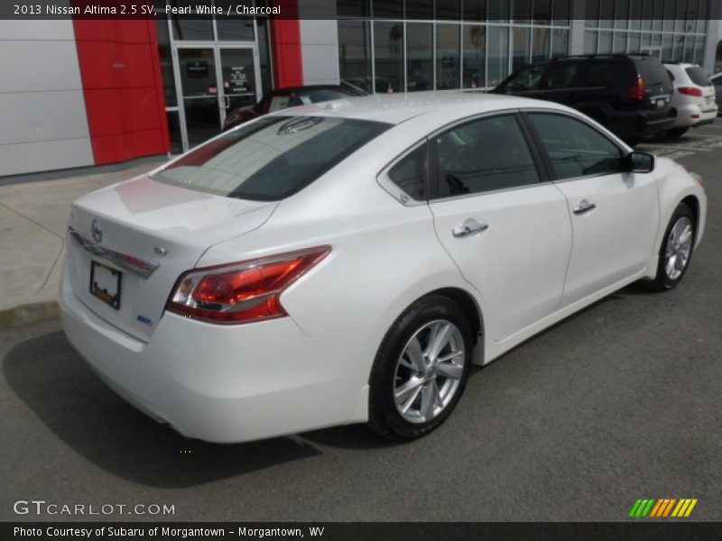 Pearl White / Charcoal 2013 Nissan Altima 2.5 SV