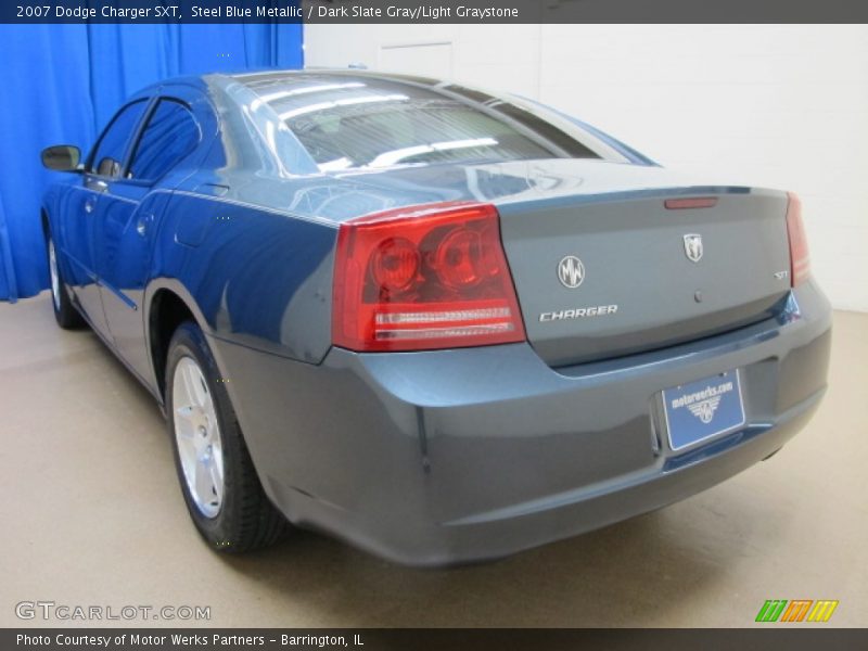 Steel Blue Metallic / Dark Slate Gray/Light Graystone 2007 Dodge Charger SXT