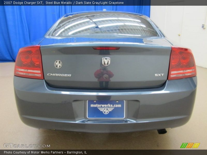 Steel Blue Metallic / Dark Slate Gray/Light Graystone 2007 Dodge Charger SXT