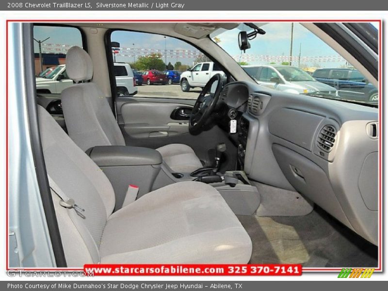 Silverstone Metallic / Light Gray 2008 Chevrolet TrailBlazer LS