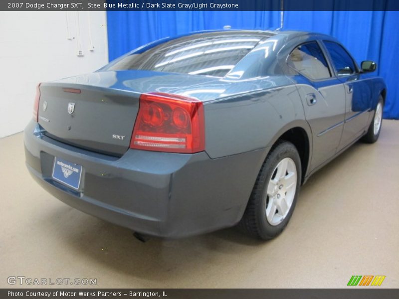 Steel Blue Metallic / Dark Slate Gray/Light Graystone 2007 Dodge Charger SXT