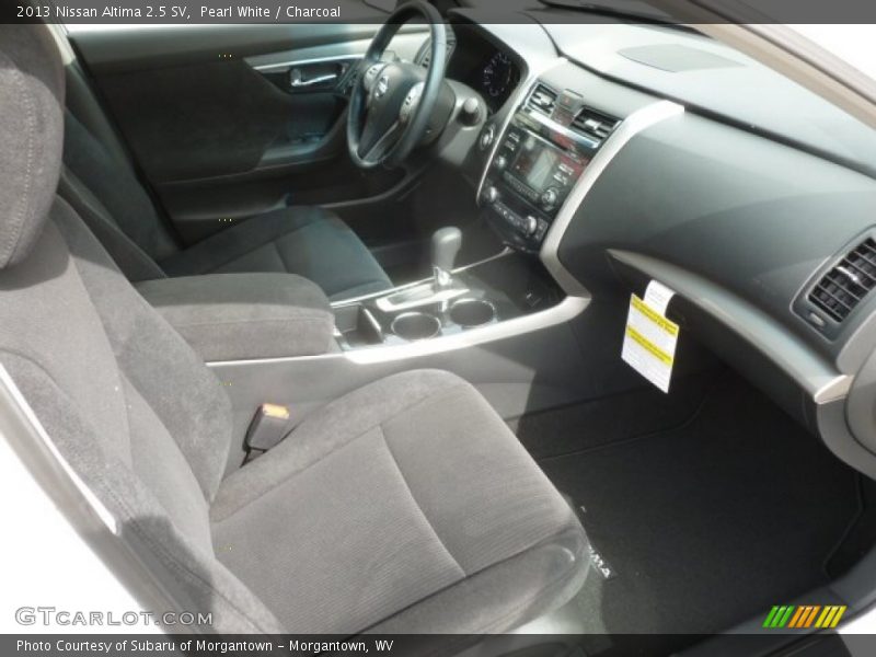 Pearl White / Charcoal 2013 Nissan Altima 2.5 SV