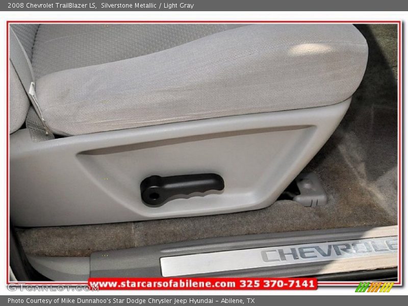 Silverstone Metallic / Light Gray 2008 Chevrolet TrailBlazer LS