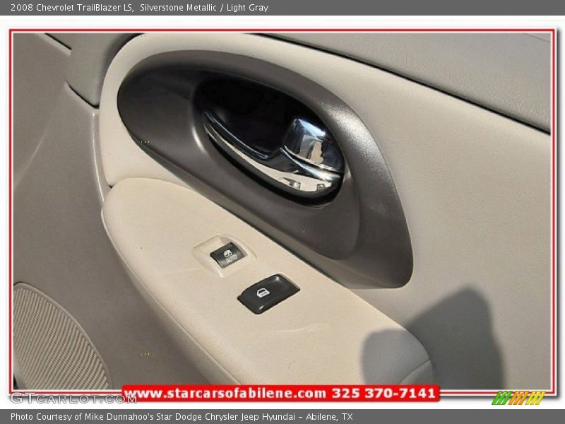 Silverstone Metallic / Light Gray 2008 Chevrolet TrailBlazer LS