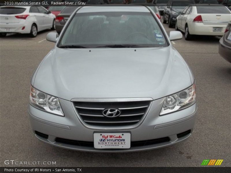 Radiant Silver / Gray 2010 Hyundai Sonata GLS