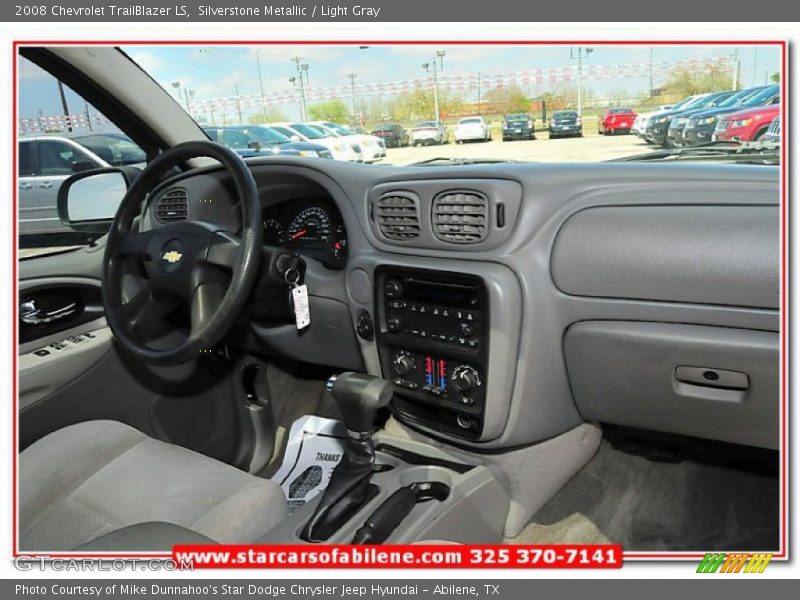 Silverstone Metallic / Light Gray 2008 Chevrolet TrailBlazer LS