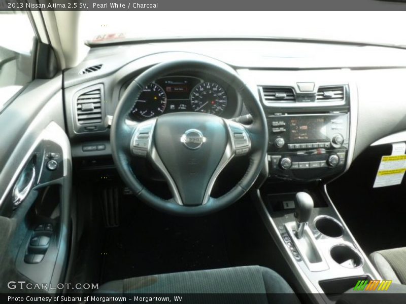 Pearl White / Charcoal 2013 Nissan Altima 2.5 SV