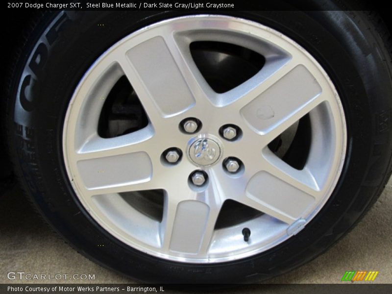 Steel Blue Metallic / Dark Slate Gray/Light Graystone 2007 Dodge Charger SXT