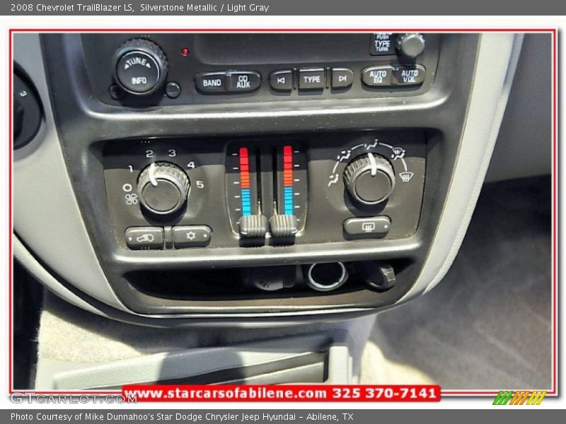 Silverstone Metallic / Light Gray 2008 Chevrolet TrailBlazer LS