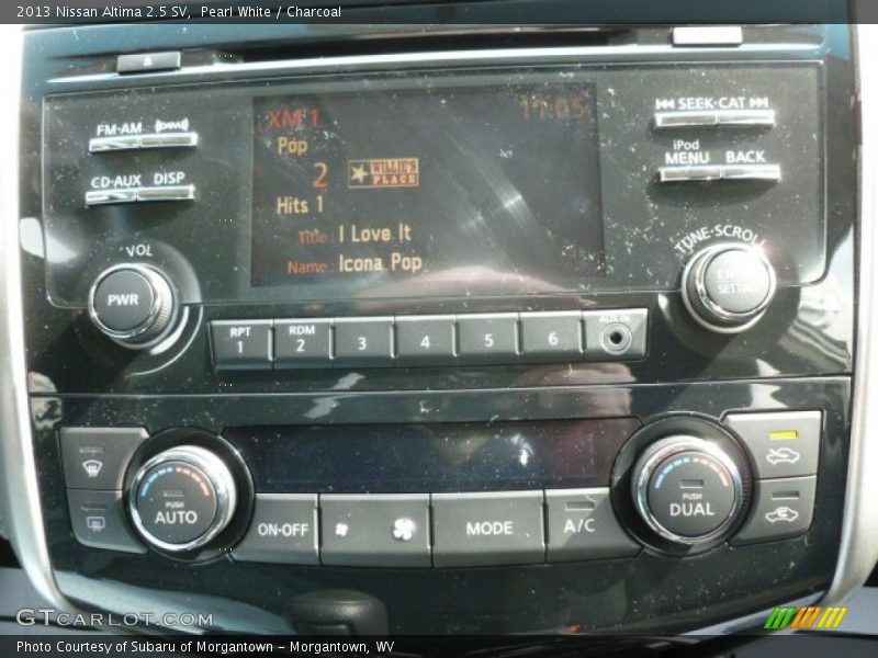 Pearl White / Charcoal 2013 Nissan Altima 2.5 SV