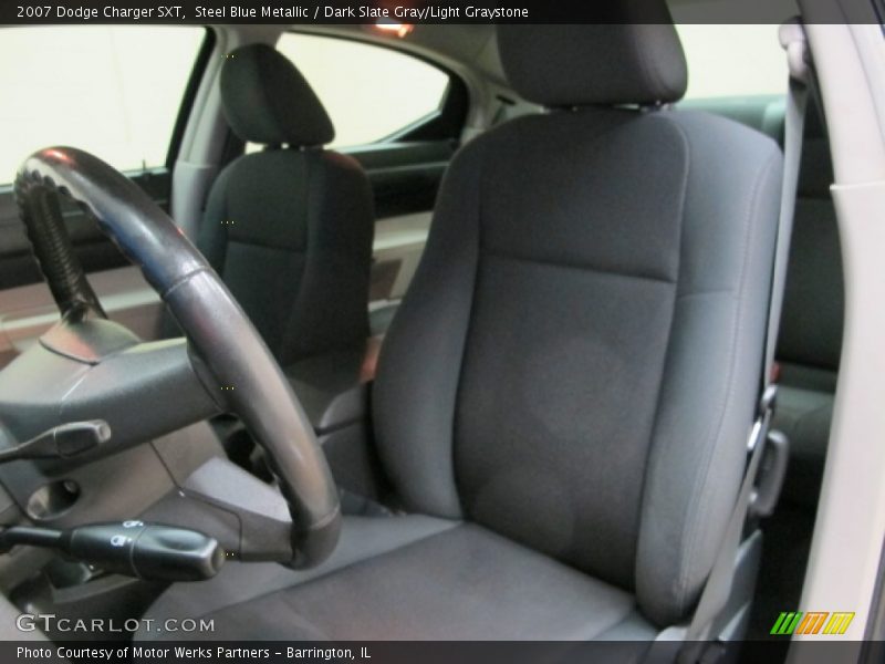 Steel Blue Metallic / Dark Slate Gray/Light Graystone 2007 Dodge Charger SXT