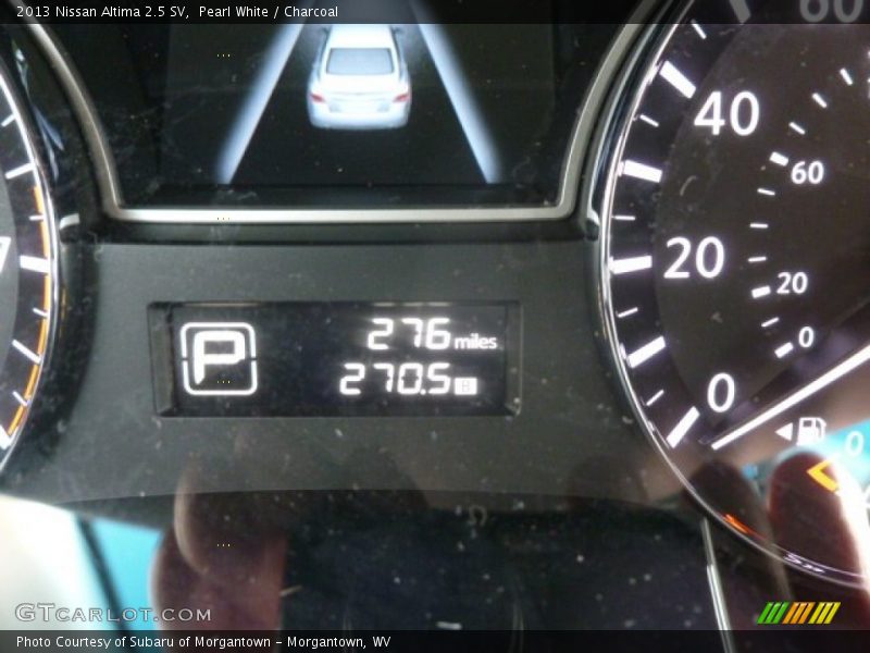 Pearl White / Charcoal 2013 Nissan Altima 2.5 SV