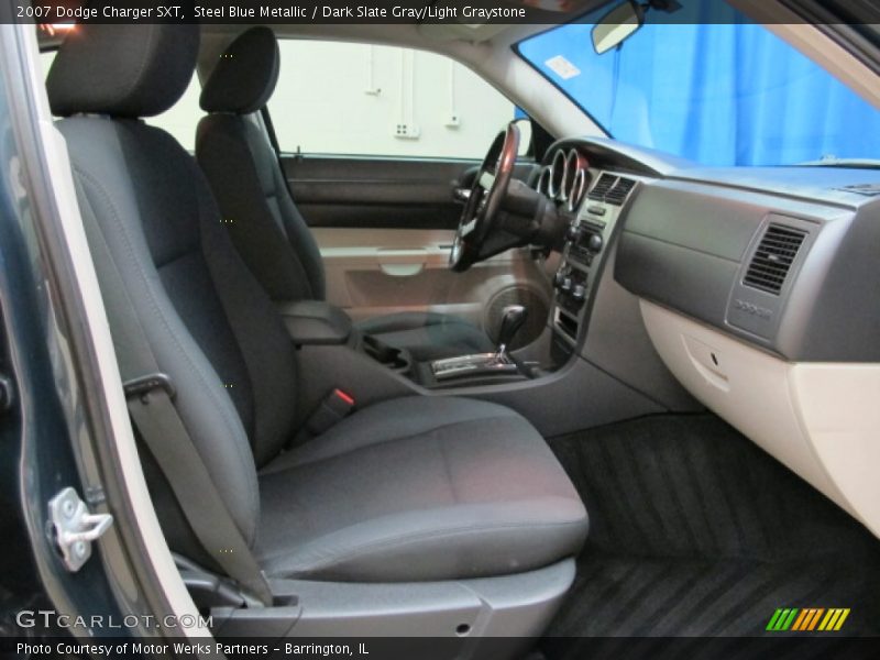 Steel Blue Metallic / Dark Slate Gray/Light Graystone 2007 Dodge Charger SXT