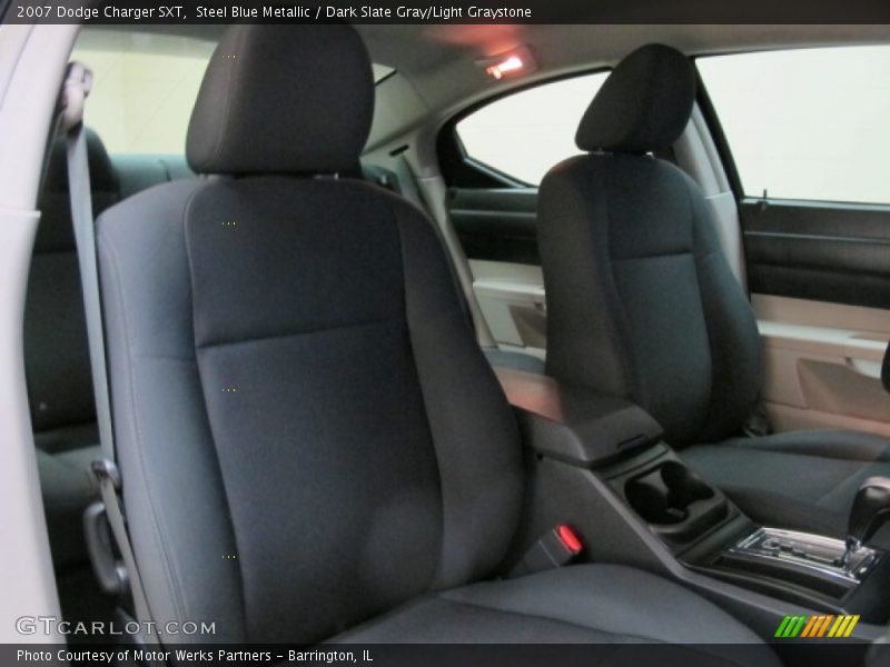 Steel Blue Metallic / Dark Slate Gray/Light Graystone 2007 Dodge Charger SXT