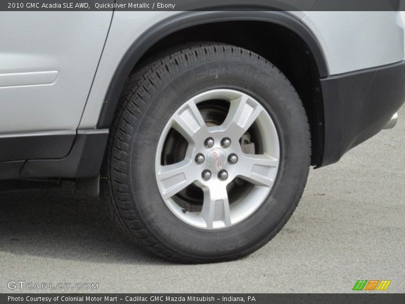 Quicksilver Metallic / Ebony 2010 GMC Acadia SLE AWD