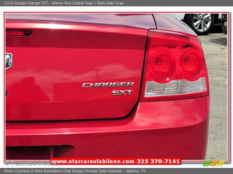 Inferno Red Crystal Pearl / Dark Slate Gray 2010 Dodge Charger SXT